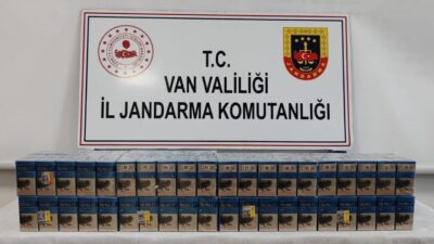 Van’ın Çaldıran ilçesinde jandarma ekiplerince yürütülen çalışmalar sonucunda 720 paket