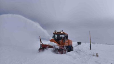 Van’da etkili olan kar yağışı nedeniyle 41 mahalle 56 mezra