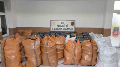Van’ın Başkale ilçesinde jandarma ekiplerince yürütülen çalışmalar sonucunda gümrük kaçağı