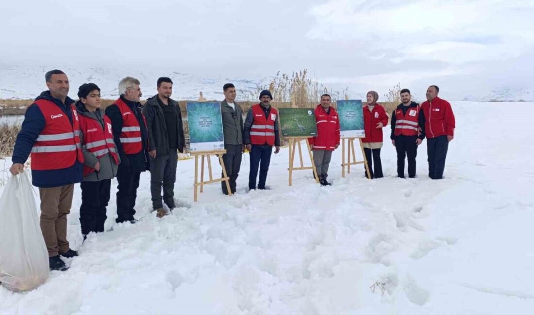 Van’ın Muradiye ilçesinde, Kızılay Şubesi ile Erciş Doğa Koruma ve