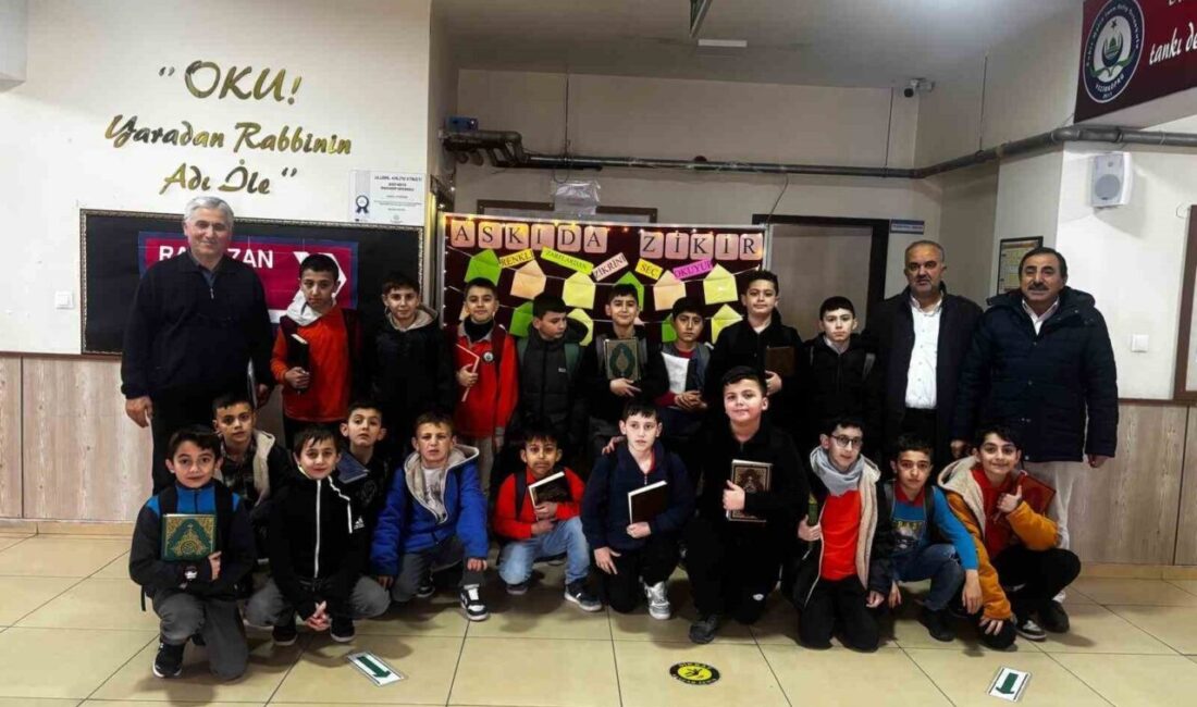 Samsun’un Vezirköprü Şehit Müftü Ortaokulu’nda Ramazan ayı dolayısıyla anlamlı bir