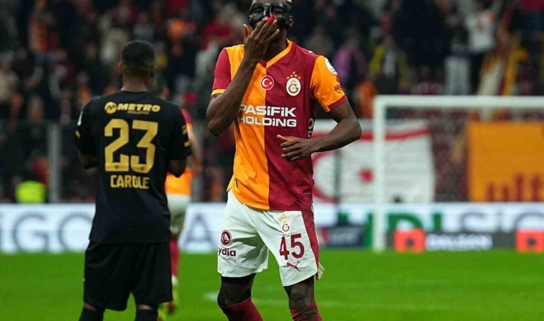 Galatasaraylı futbolcu Victor Osimhen, Kayserispor maçında attığı golle bu sezon