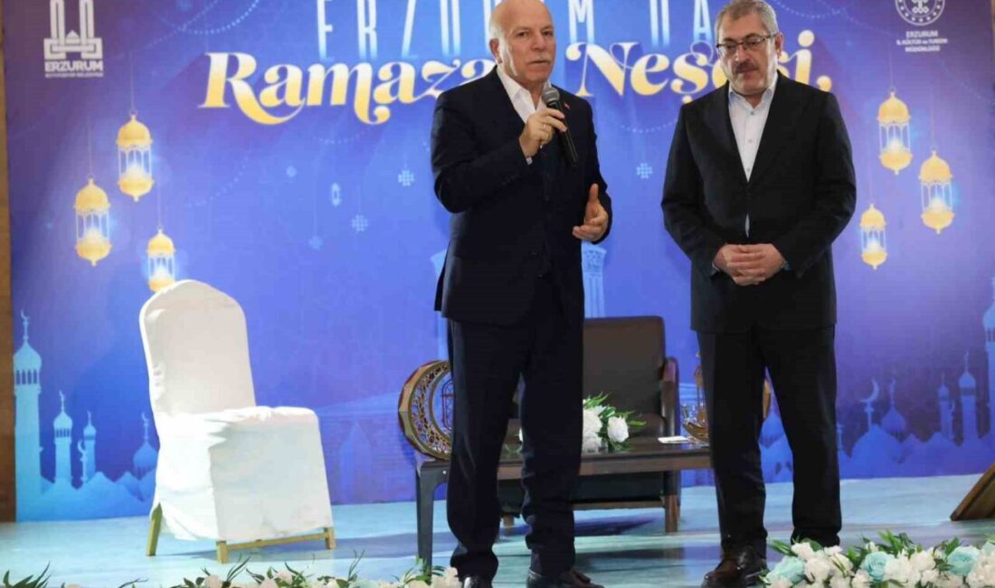 Erzurum’un tarihi dokusuyla büyüleyen Yakutiye Medresesi, “Erzurum’da Ramazan Neşesi” programı