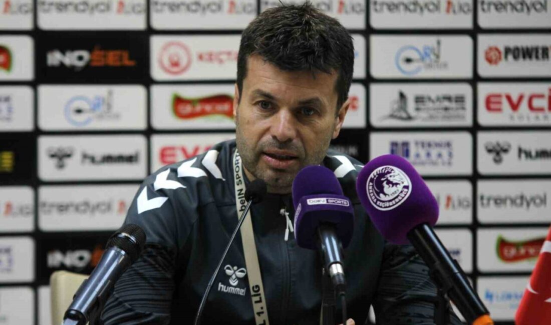 Ankara Keçiörengücü Teknik Direktörü Yalçın Koşukavak, Erzurumspor FK müsabakasının ardından,