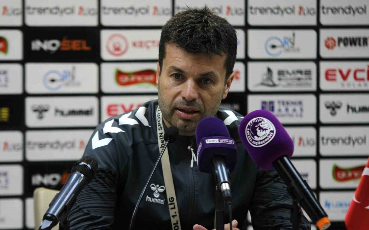 Ankara Keçiörengücü Teknik Direktörü Yalçın Koşukavak, Erzurumspor FK müsabakasının ardından,