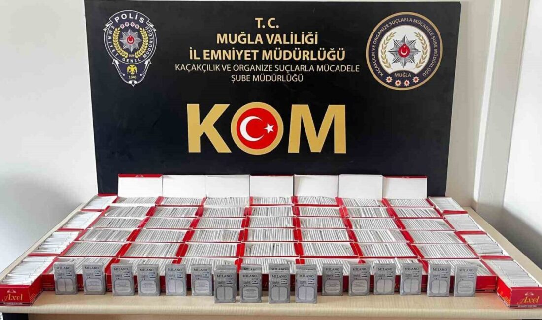 Yatağan Cumhuriyet Başsavcılığı koordinesinde, kaçak tütün ve tütün mamulleri satışı