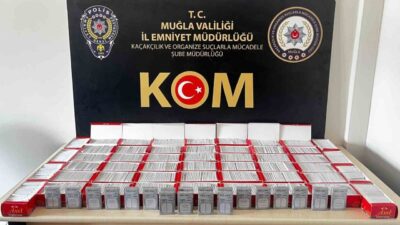 Yatağan Cumhuriyet Başsavcılığı koordinesinde, kaçak tütün ve tütün mamulleri satışı