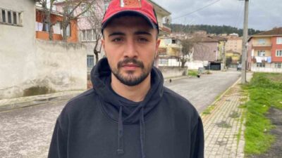 Kocaeli’de yeni doğan bebeği ve eşi ile eve giderken yol