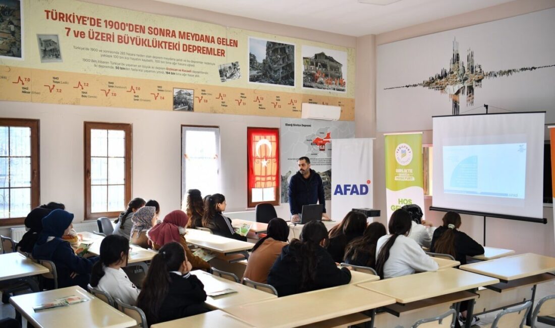 Yeşilyurt Belediyesi, afetlere karşı bilinçli ve hazırlıklı nesiller yetiştirmek amacıyla