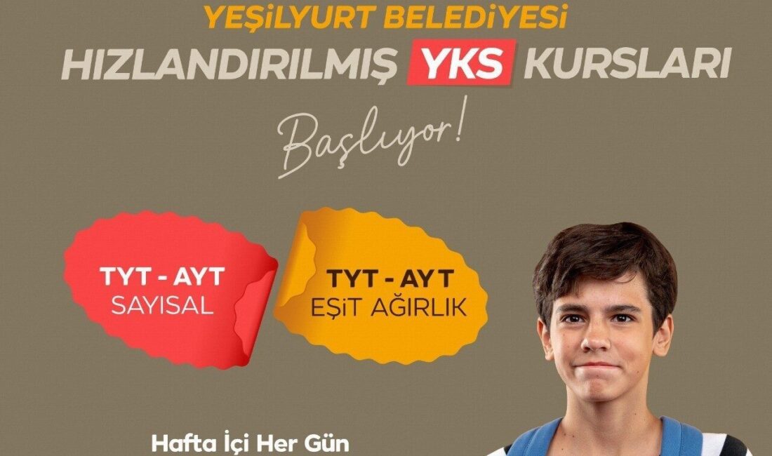 Yeşilyurt Belediyesi, gençlerin eğitim hayatına katkı sunmak ve üniversite hayallerine
