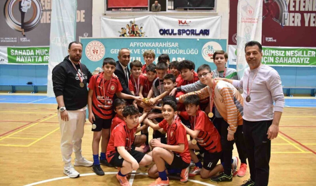 Afyonkarahisar’da gerçekleştirilen ‘Okul Sporları Yıldız Erkekler Futsal Müsabakaları’ tamamlandı. Okul