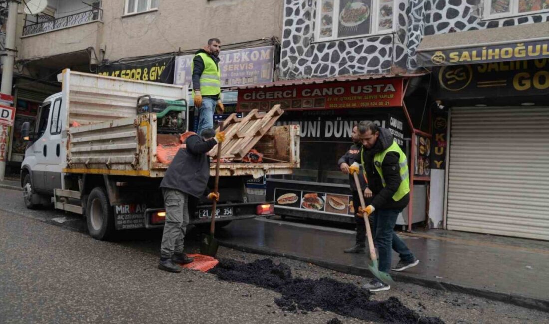 Diyarbakır Büyükşehir Belediyesi ekipleri, yoğun kar yağışı ve donma-çözülme döngüsü