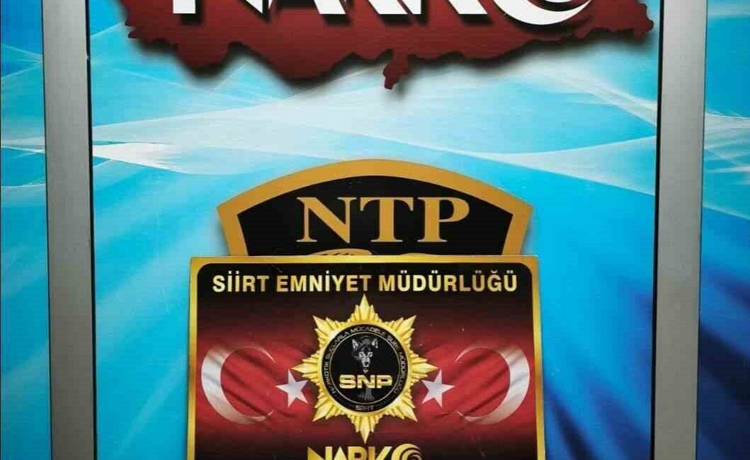 Siirt’in Baykan ilçesinde durdurulan yolcu otobüsünde 9 kilo 300 gram
