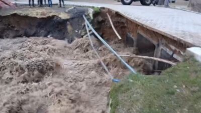 Yozgat’ın Saraykent ilçesinde aşırı yağış sele neden oldu. Yozgat genelinde