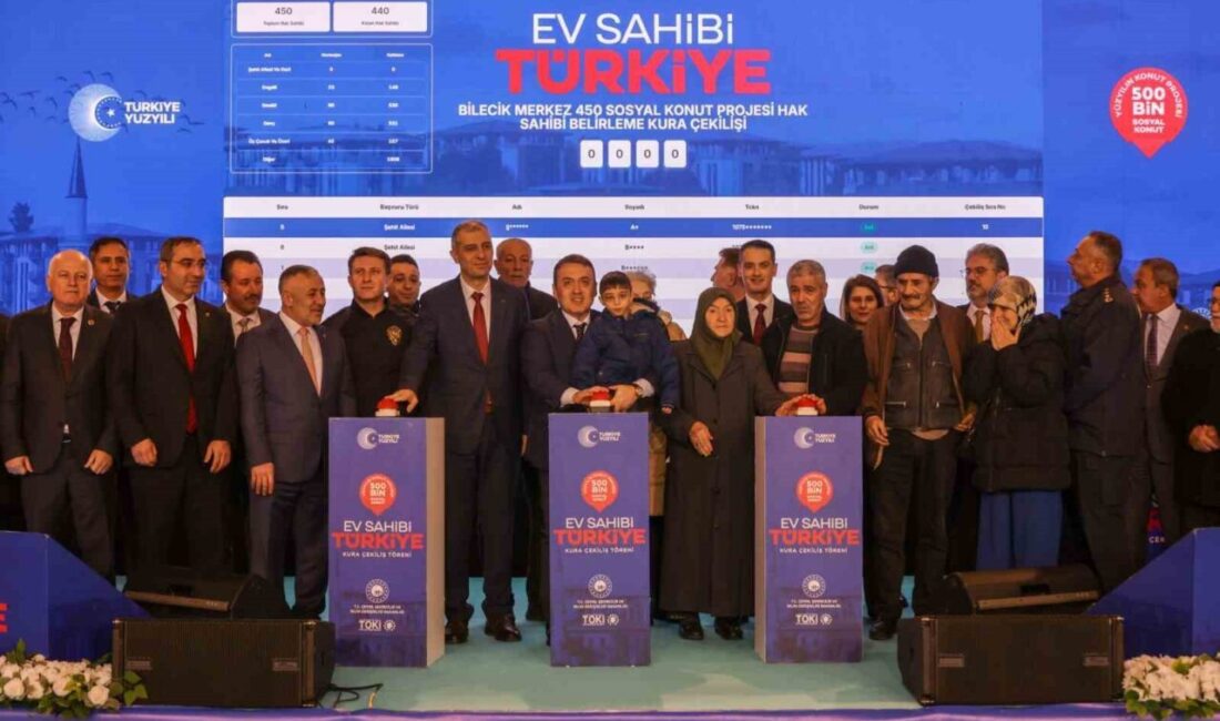 Bilecik’te “Yüzyılın Konut Projesi” kapsamında inşa edilecek bin 419 adet