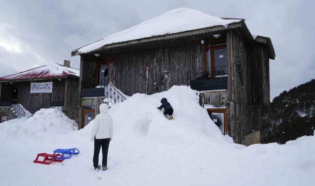 Doğu Karadeniz’in önemli kış turizm merkezlerinden Zigana Dağı’ndaki Gümüşkayak Kayak