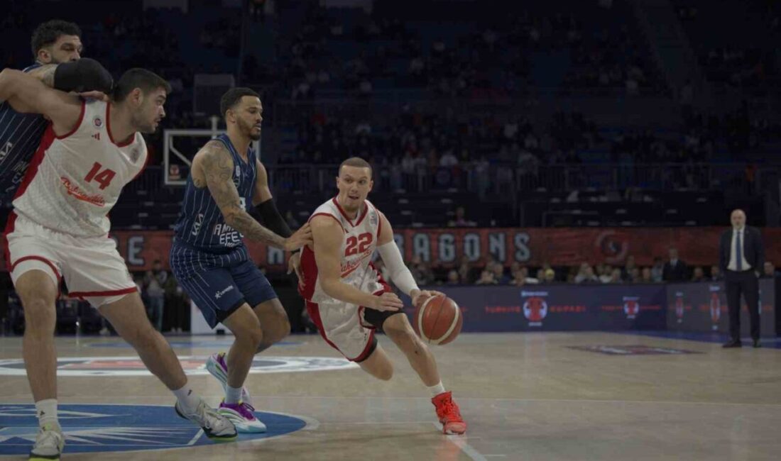 Ziraat Bankası Erkekler Türkiye Kupası çeyrek final maçında Bahçeşehir Koleji,