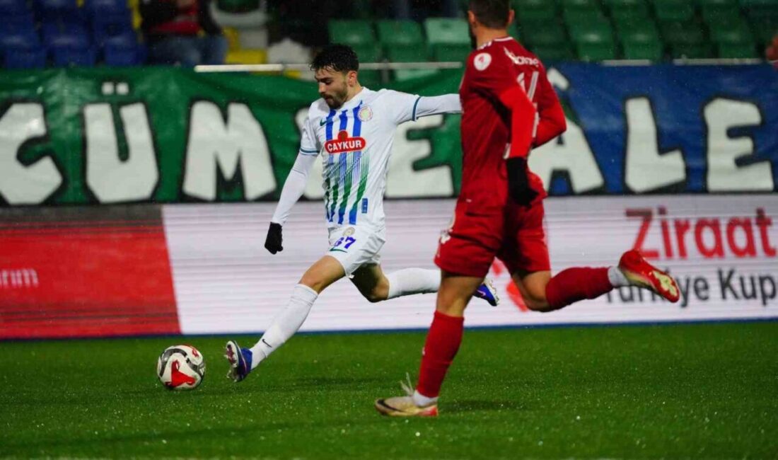 Ziraat Türkiye Kupası C Grubu 3. hafta maçında Çaykur Rizespor,