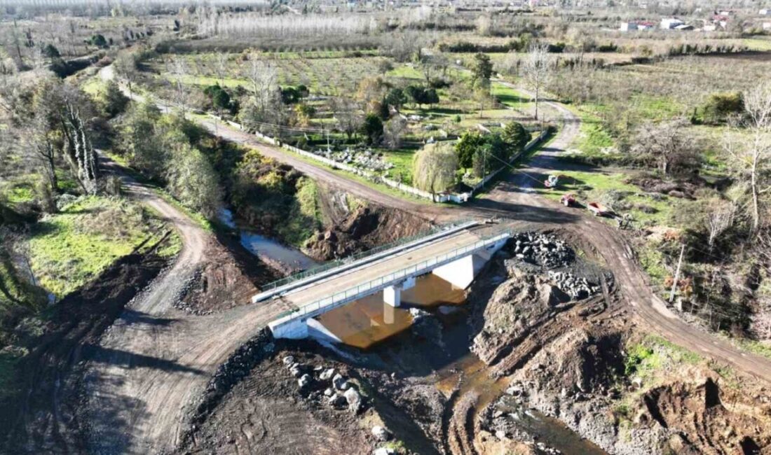 Samsun’un Çarşamba Ovası’nda 53 bin 507 hektar alanı kapsayan drenaj