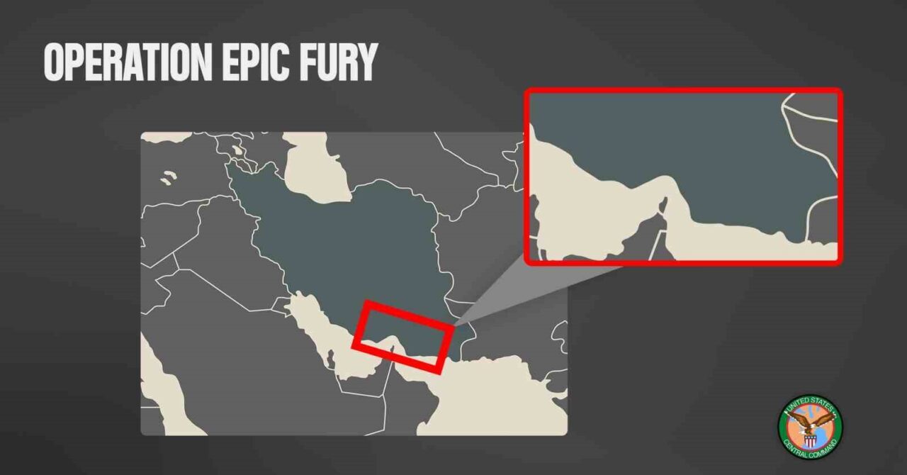 ABD ordusundan yapılan açıklamada, Hürmüz Boğazı yakınlarındaki kıyı şeridinde yer