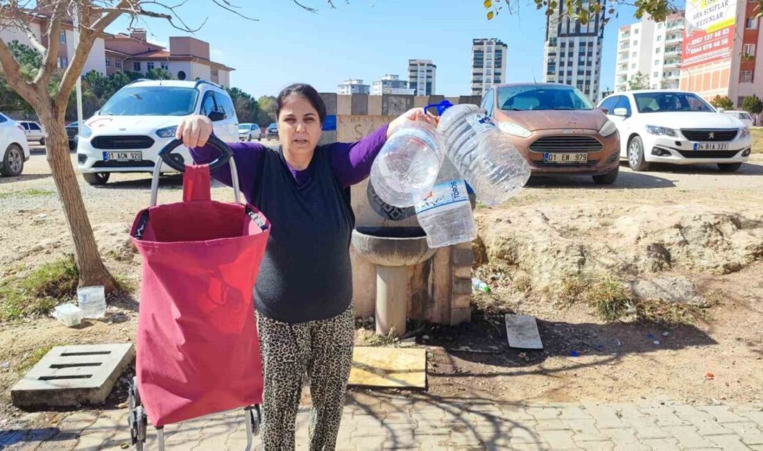 Adana’da bir mahallede 5 gündür içme suyu verilemeyince vatandaş tepki