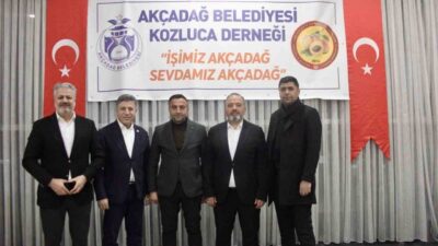 Akçadağ Belediye Başkanı Hasan Ulutaş, İstanbul’da Akçadağ Kozluca Derneği tarafından