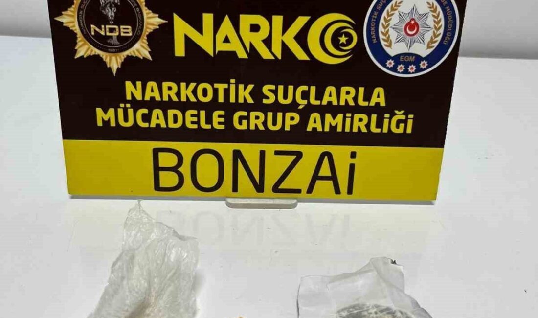 Konya’nın Akşehir ilçesinde polis ekiplerince düzenlenen uyuşturucu operasyonunda 1 şüpheli