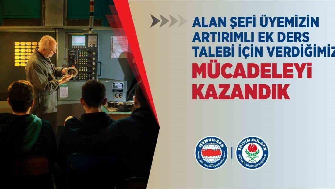 Eğitim-Bir-Sen, Ankara’da bir Mesleki ve Teknik Anadolu Lisesi’nde koordinatör ve