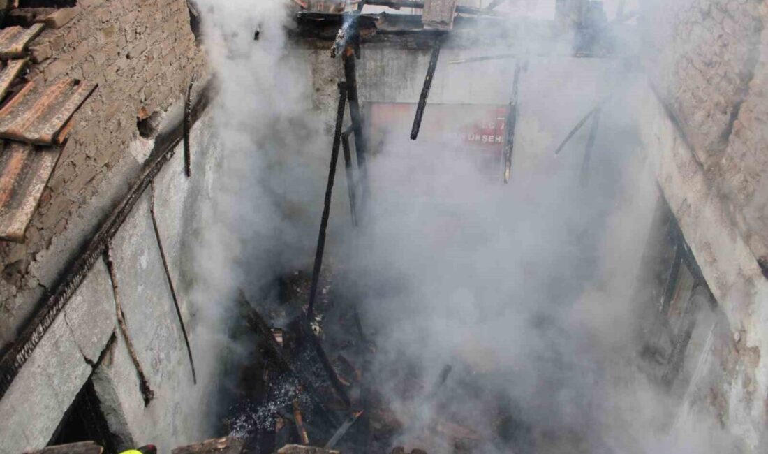 Aydın’ın Efeler ilçesinde metruk bir evde çıkan ve kısa sürede