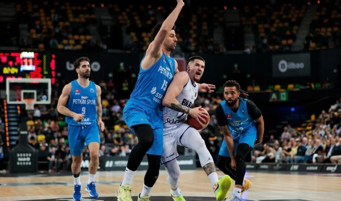FIBA Avrupa Kupası çeyrek final rövanş maçında Aliağa Petkimspor, deplasmanda