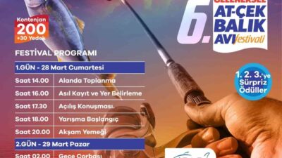 Aliağa Belediyesi’nin bu yıl 6’ncısını düzenleyeceği geleneksel At-Çek Balık Avı