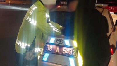 Kayseri’de polis ekipleri tarafından 12-18 Mart tarihleri arasından trafik denetimi
