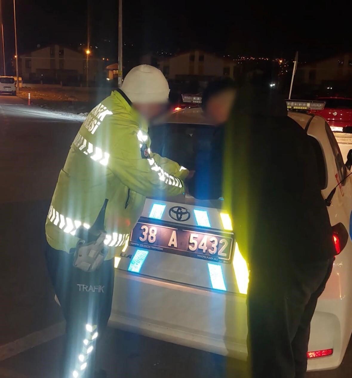 Kayseri’de polis ekipleri tarafından 12-18 Mart tarihleri arasından trafik denetimi