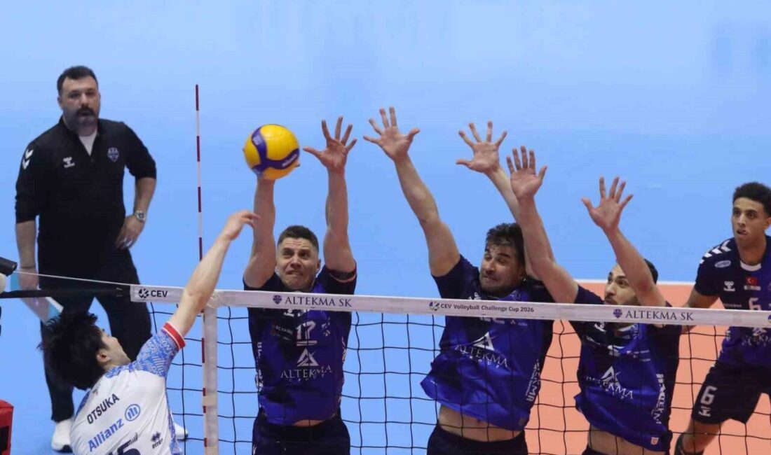 CEV Challenge Cup yarı final ikinci maçında Altekma, İzmir’de konuk