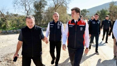 Bodrum Belediye Başkanı Tamer Mandalinci, Bodrum genelinde devam eden altyapı