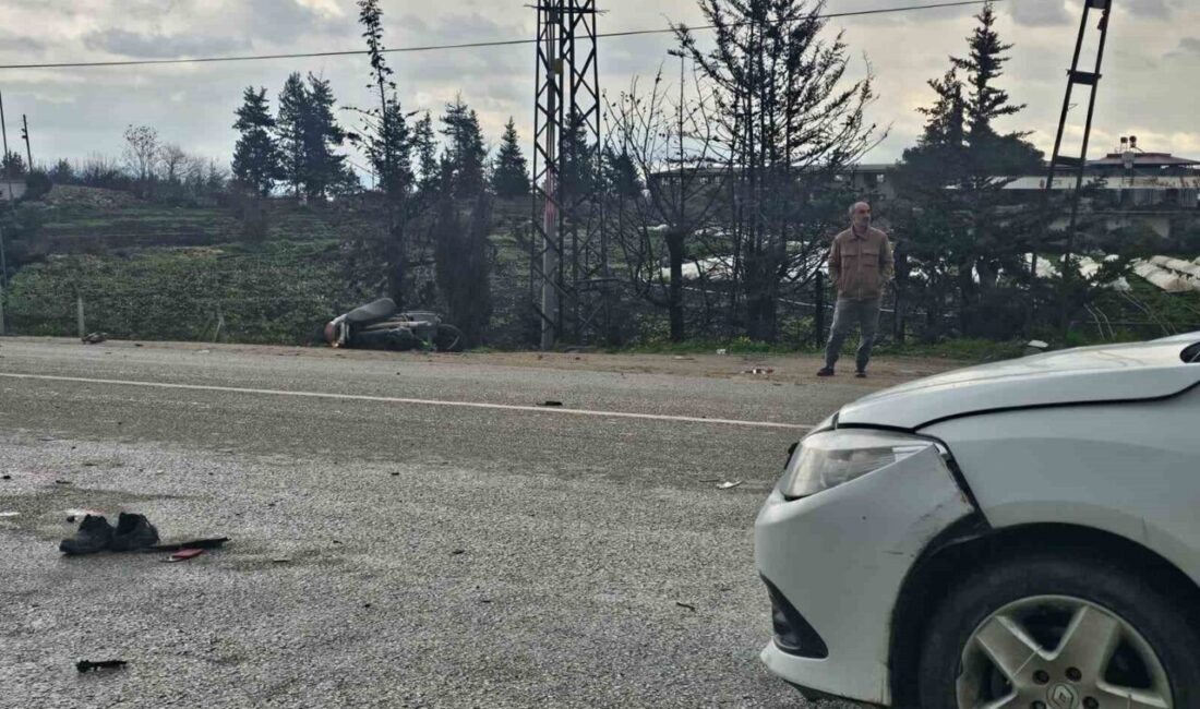 Hatay’da otomobille çarpışarak yere savrulan motosikletin sürücüsü İsmet Kaçal (58)