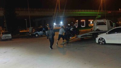 Antalya’nın Manavgat ilçesinde trafik ekiplerinin devriye görevi sırasında yaptığı denetimde,