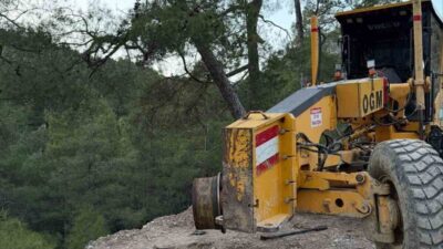 Isparta’nın Eğirdir ilçesinde bir iş makinesinin lastiğini değiştirdiği sırada aşırı