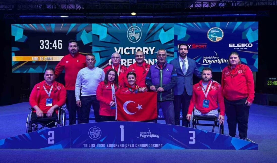 Gürcistan’ın başkenti Tiflis’te düzenlenen Avrupa Para Powerlifting Şampiyonası’nda milli takımın