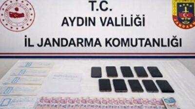 Aydın’da tehdit ve silah zoruyla mağdurlardan çek ve senet aldıkları,