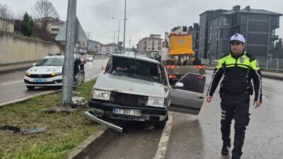 Bartın’da aynı yolda 4 saat içerisinde 3 ayrı kaza meydana