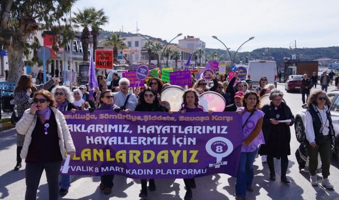 Balıkesir’in Ayvalık ilçesinde; kadınların emeğine, mücadelesine ve topluma kattığı değere