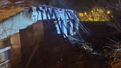 Kırklareli’nin Babaeski ilçesinde müstakil evde çıkan yangında yalnız yaşayan bir