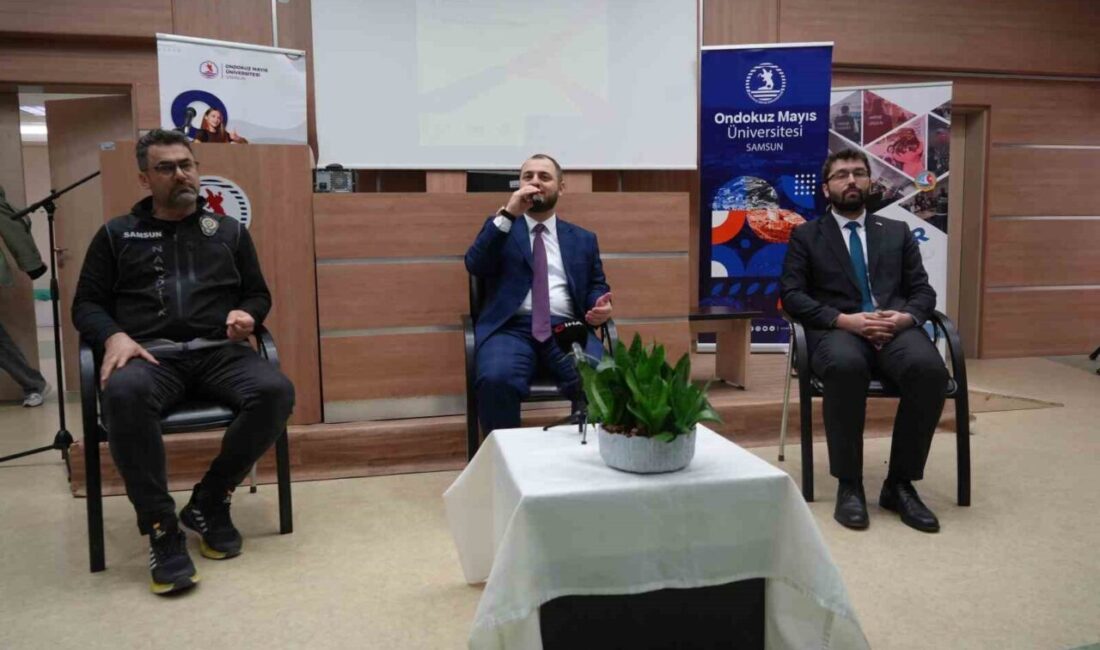 Yeşilay Haftası kapsamında Ondokuz Mayıs Üniversitesi (OMÜ) Sağlık Bilimleri Fakültesi’nde