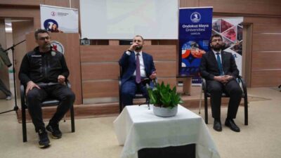 Yeşilay Haftası kapsamında Ondokuz Mayıs Üniversitesi (OMÜ) Sağlık Bilimleri Fakültesi’nde