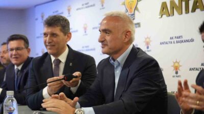 Kültür ve Turizm Bakanı Mehmet Nuri Ersoy, AK Parti Antalya