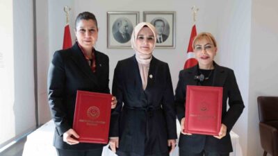 Aile ve Sosyal Hizmetler Bakanı Mahinur Özdemir Göktaş, TÜRKONFED ile