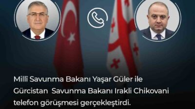 Milli Savunma Bakanı Yaşar Güler, Gürcistan Savunma Bakanı Irakli Chikovani