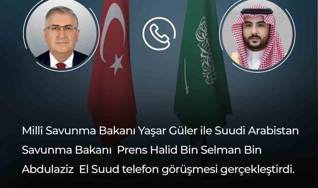 Millî Savunma Bakanı Yaşar Güler ile Suudi Arabistan Savunma Bakanı