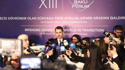Azerbaycan’da Küresel Bakü Forumu’nda konuşan Çevre, Şehircilik ve İklim Değişikliği